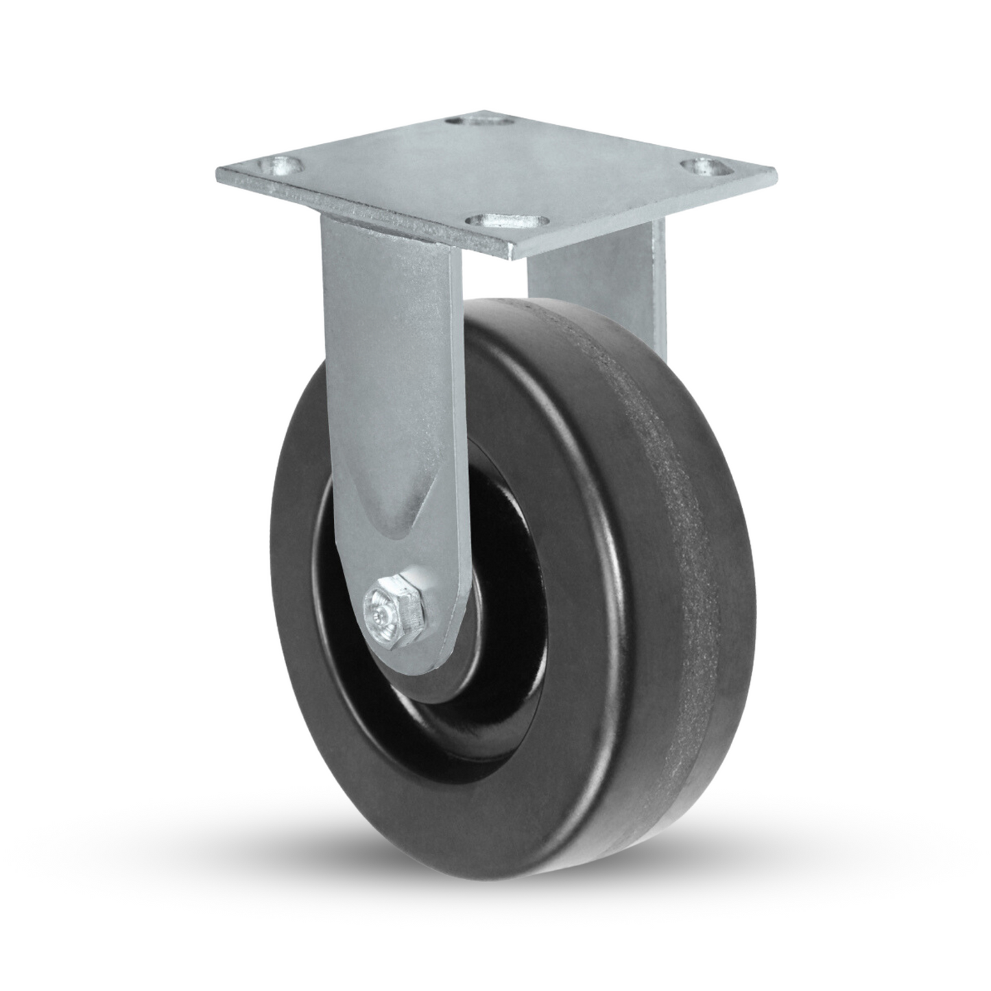 6" x 2" Phenolic Rigid Caster