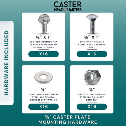 6" x 2" Phenolic Rigid Caster