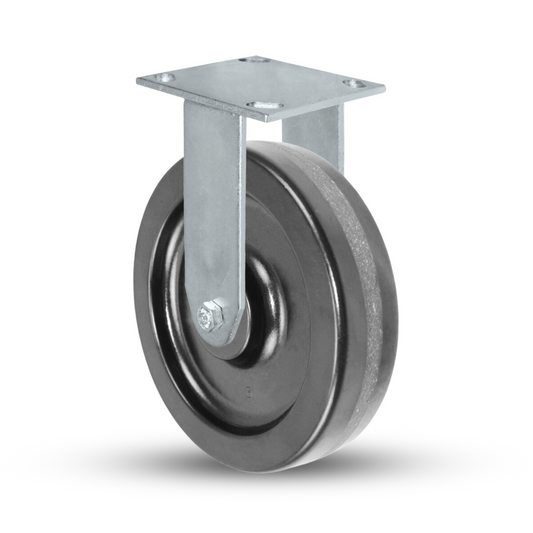 8" x 2" Phenolic Rigid Caster
