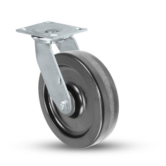 8" x 2" Phenolic Swivel Caster